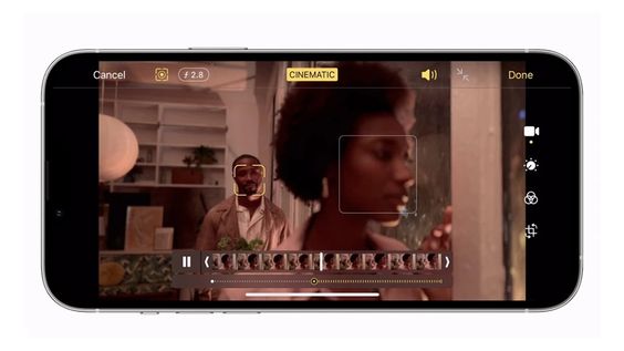 Chế độ quay video xóa phông điện ảnh Cinematic