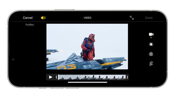 Quay, dựng, biên tập video ProRes