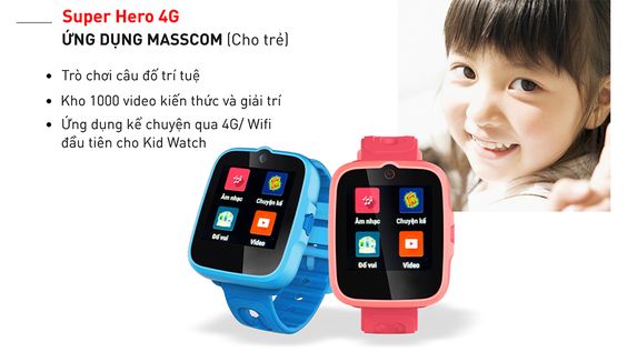 Masstel Super HERO 4G | Ứng dụng hữu ích dành cho trẻ