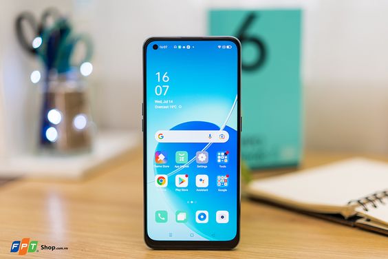 vân tay OPPO Reno6 Z 5G