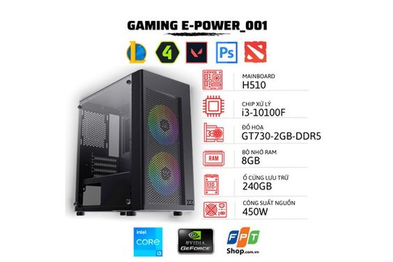 Máy tính bàn chơi game E-POWER 001 (Ảnh 1)