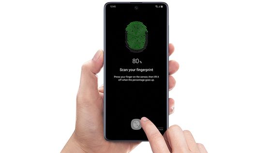 vân tay Samsung Galaxy A71