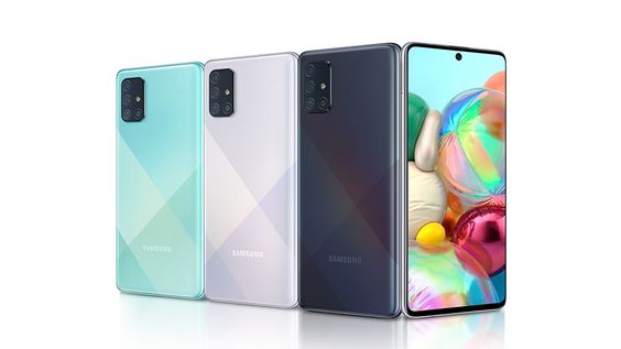 camera Samsung Galaxy A71