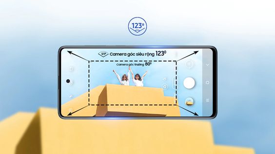 Samsung Galaxy A71 góc siêu rộng