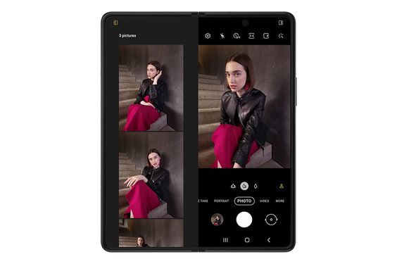 chụp ảnh Samsung Galaxy Z Fold3 5G