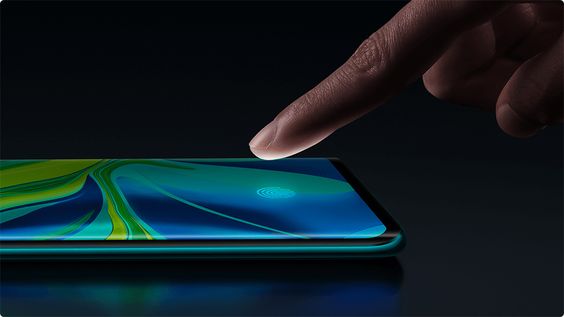 vân tay Xiaomi Mi Note 10 Pro