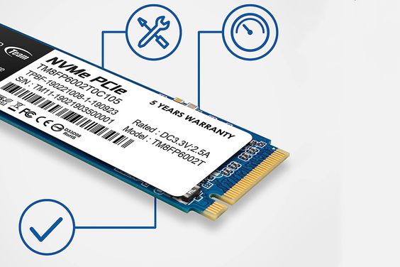 Ổ cứng SSD TeamGroup 256GB MP33 M.2 PCIe Gen3x4 Đọc 1600MB/S - Ghi 1000 MB/s 1