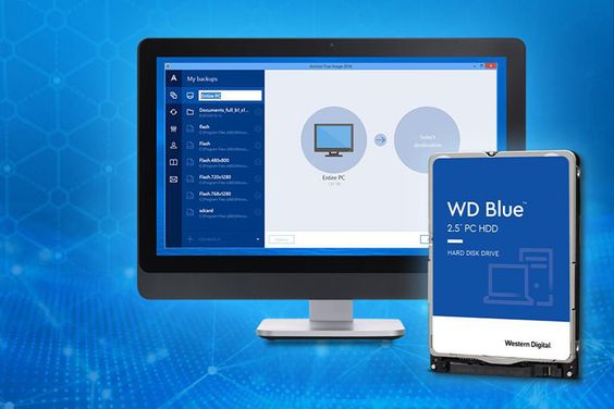 Ổ cứng HDD WD Blue 1TB 3.5 inch SATA III 64MB Cache 7200RPM (WD10EZEX) 2