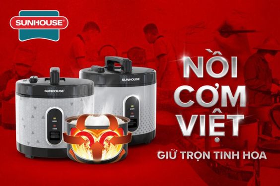 Đôi nét về nồi cơm điện Sunhouse