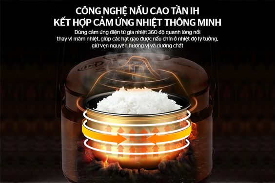 Tích hợp công nghệ nấu cơm hiện đại