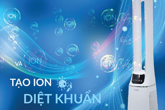 Quạt tháp không cánh Tiross TS-9175 có chức năng lọc không khí