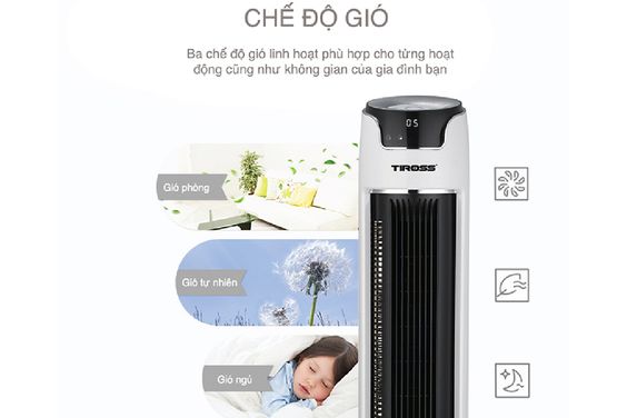 Quạt tháp Tiross TS9181 - hình 3