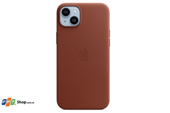 Ốp lưng iPhone 14 Leather Case with MagSafe