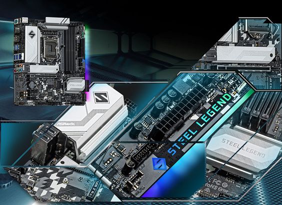 Mainboard Asrock B560M Steel Legend (ảnh 3)