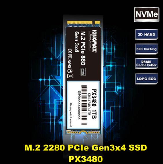 Ổ cứng SSD Kingmax 256GB PX3480 (Ảnh 1)