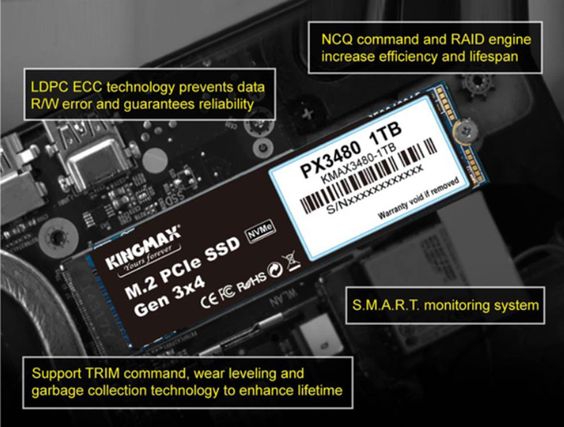 Ổ cứng SSD Kingmax 256GB PX3480 (Ảnh 4)