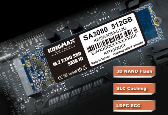 Ổ cứng SSD Kingmax 512GB SA3080 (Ảnh 1)