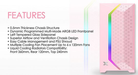 Case Xigmatek Gemini II Queen 3FB (Ảnh 3)