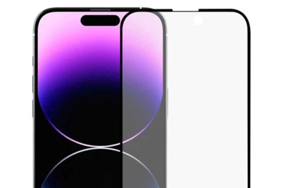 Miếng dán màn hình kính cường lực chống vân tay iPhone 14 Pro Max 10D YVS