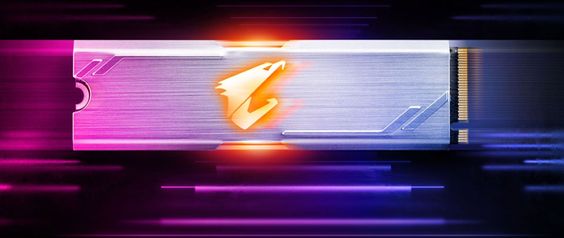 Ổ cứng SSD GigaSSD Gigabyte Aorus RGB M.2 NVMe 512GB (GP-ASM2NE2512GTTDR) - Ảnh 2byte Aorus RGB M.2 512GB 2