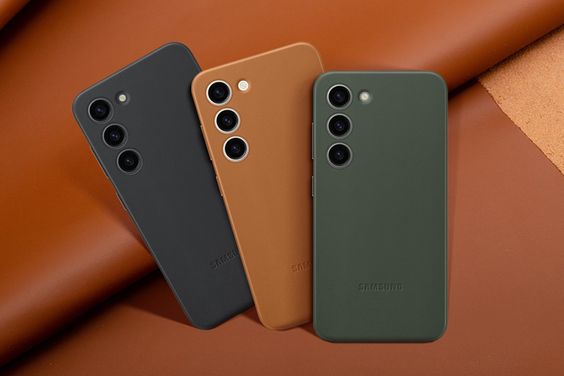 Ốp lưng Samsung Galaxy S23 Plus Da Leather Cover