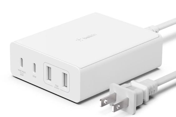 Củ sạc nhanh 2 cổng Belkin 108W USB-C chuẩn PD/PPS