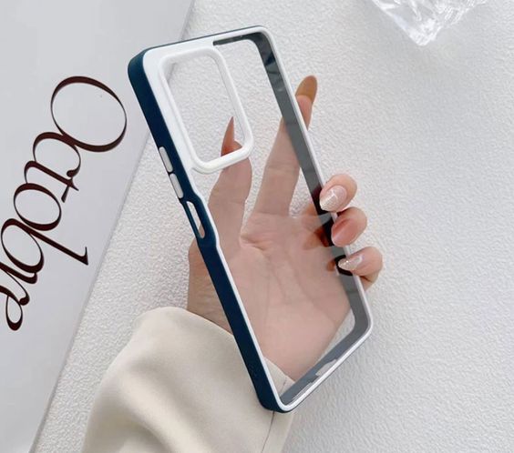 Ốp lưng Samsung A13 Spring Seine Scene trong suốt viền đen