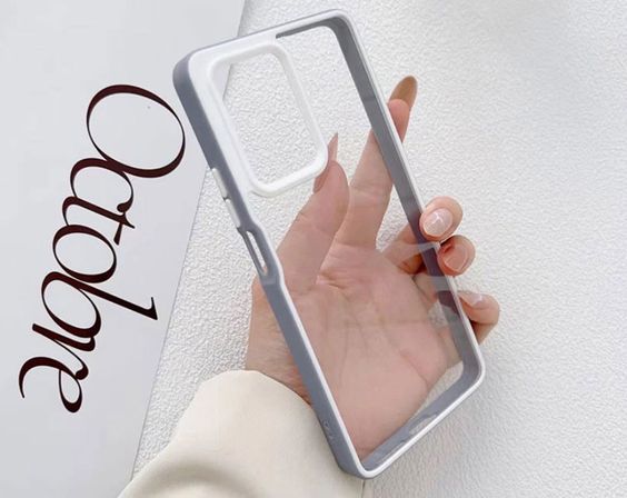 Ốp lưng Samsung A13 Spring Seine Scene trong suốt viền đen