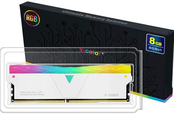 RAM V-Color Prism Pro RGB 8GB 3200MHz DDR4 (Ảnh 1)