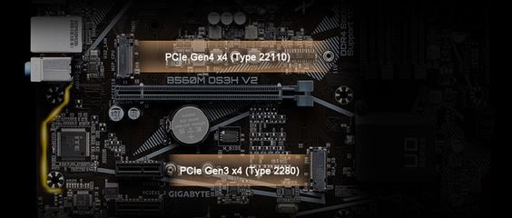 Mainboard Gigabyte B560M DS3H V2 (ảnh 4)