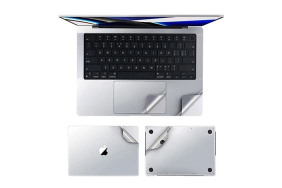 Miếng dán màn hình 5 in 1 Macbook Pro 16" M1/M2 Mocoll