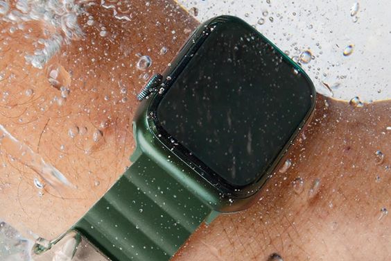 Dây đeo Apple Watch UNIQ Silicone 41/40/38mm màu Xanh dương/Đen