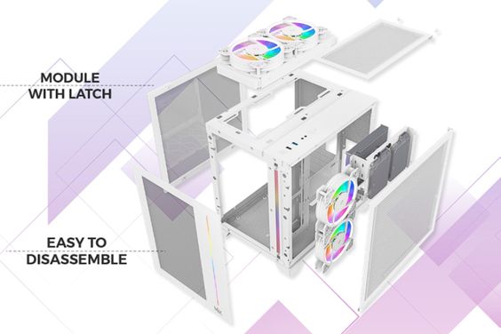 Vỏ Case MIK LV12 Mini Elite – WHITE