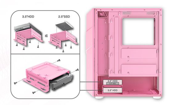 Vỏ case Xigmatek Infinity Queen 1F (Ảnh 4)