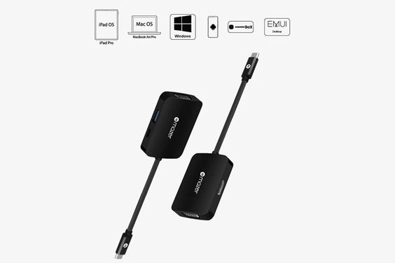 Cáp Hub USB-C 4 in 1 Mazer Multimedia Pro