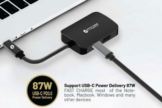 Cáp Hub USB-C 4 in 1 Mazer Multimedia Pro