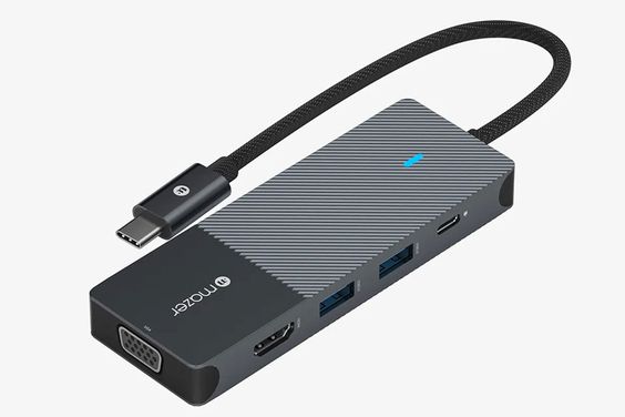 Cáp Hub USB-C 8 in 1 Mazer Multimedia Pro