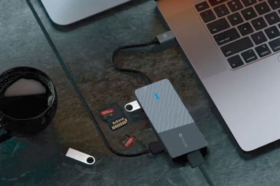 Cáp Hub USB-C 8 in 1 Mazer Multimedia Pro