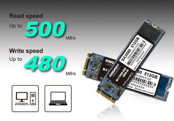 Ổ cứng SSD Kingmax 128GB SA3080 SATA 3 (Ảnh 3)