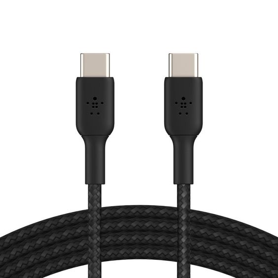 Cáp USB-C to USB-C 1m Belkin vỏ dù Màu Đen