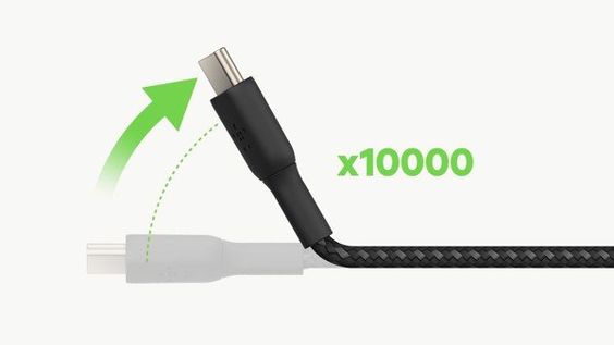 Cáp USB-C to USB-C 1m Belkin vỏ dù Màu Đen