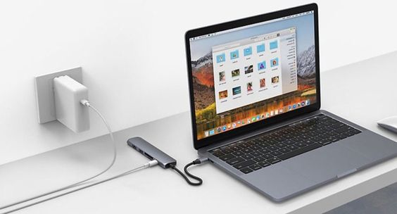 Cáp Hub Usb-C 6 in 1 Hyperdrive HD22E