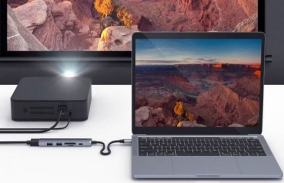 Cáp Hub Usb-C 6 in 1 Hyperdrive HD22E