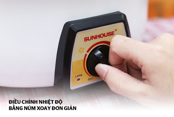 Sunhouse SHD4521 điều chỉnh bằng núm xoay đơn giản