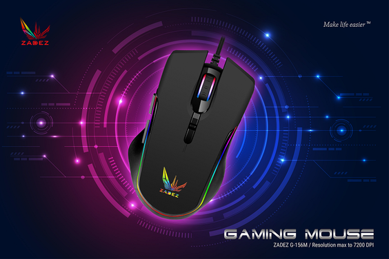 Chuột gaming Zadez G156M giá rẻ, giao tận nơi trong 1h