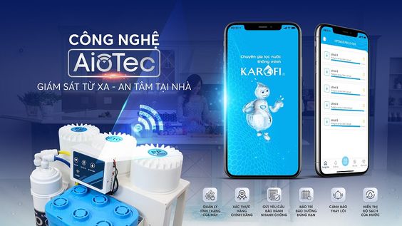 Karofi 10 lõi KAQ-U95 có thể kết nối được với smartphone