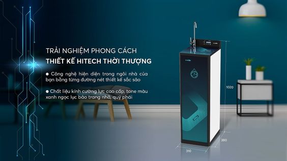 Máy lọc nước Karofi KAQ-P95 thiết kế thời thượng