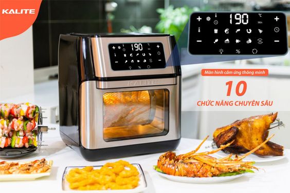 Nồi chiên không dầu Kalite Q10 nhiều chức năng tiện lợi