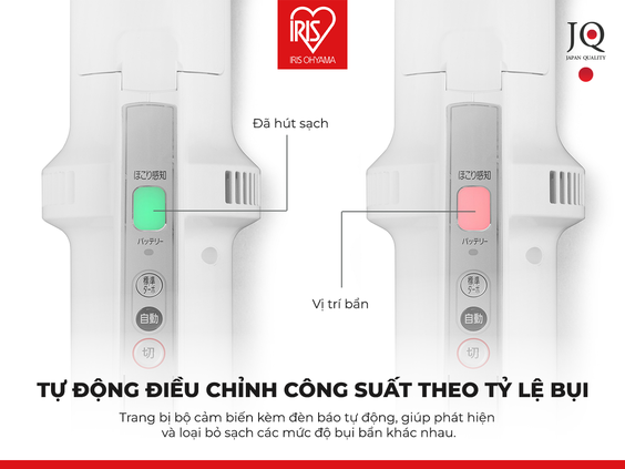 Máy hút bụi không dây IRIS OHYAMA IC-SLDC8 - hình 3