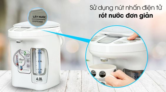 Bình thủy điện Kangaroo 4 lít KG4K1 2 cách lấy nước tiện lợi